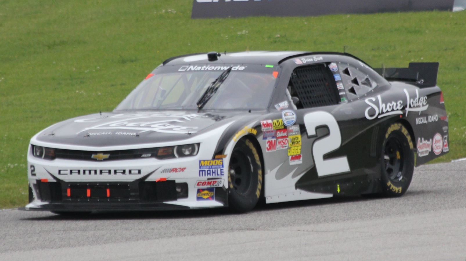 Brian Scott's No. 2 Chevrolet on track